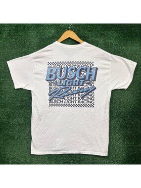 Busch Light Beer Busch Light Racing T-Shirt Size Medium